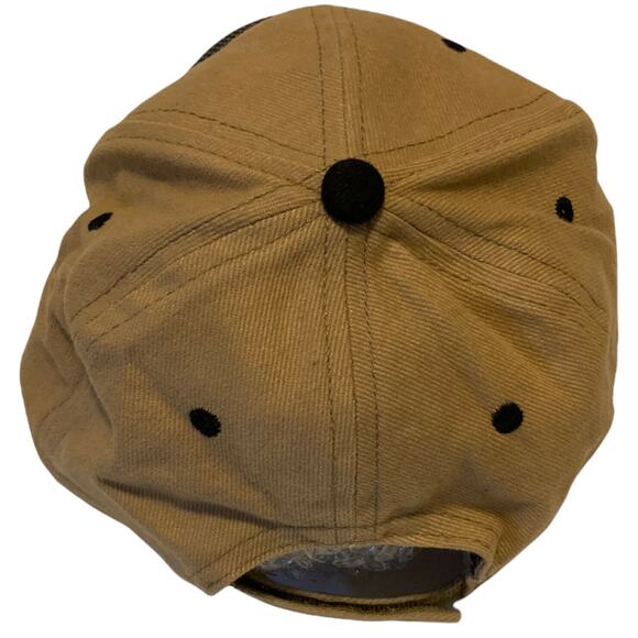 Dorsett Tees Mens Tan Bahamas Embroidered Adjustable Ball Cap One Size Unisex - Picture 4 of 6